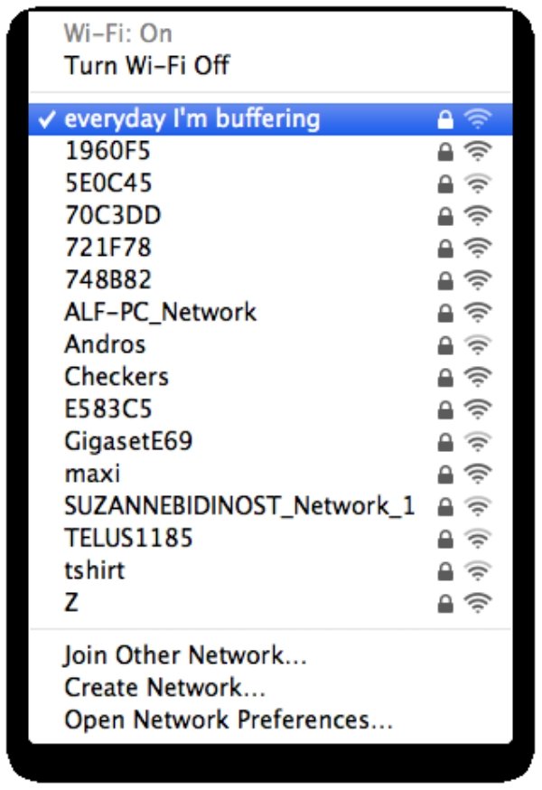 Funny Clever Wifi Wi Fi Names Humor 5 Supplies Web Ltd