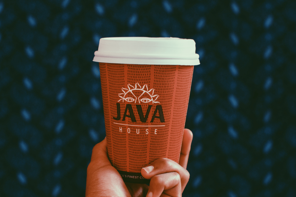 branded coffee cup