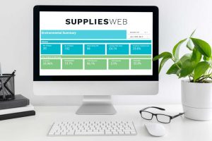 sustainability dashboard by supplies web