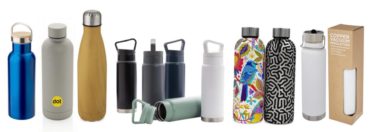 metal bamboo water bottles