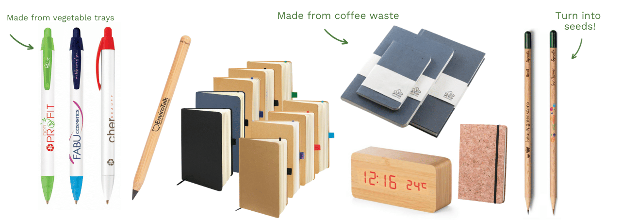 sustainable recycled stationery items