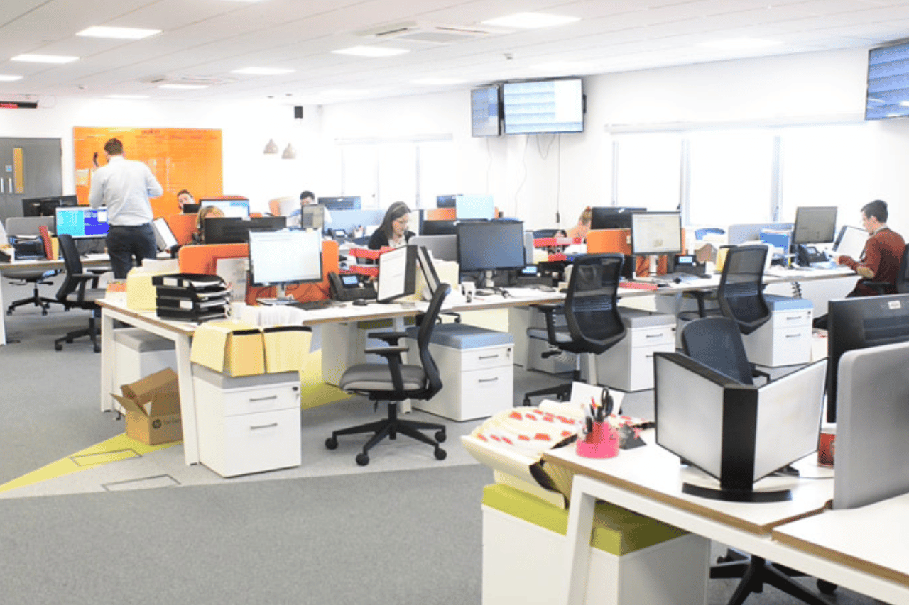 southampton depot open plan office design