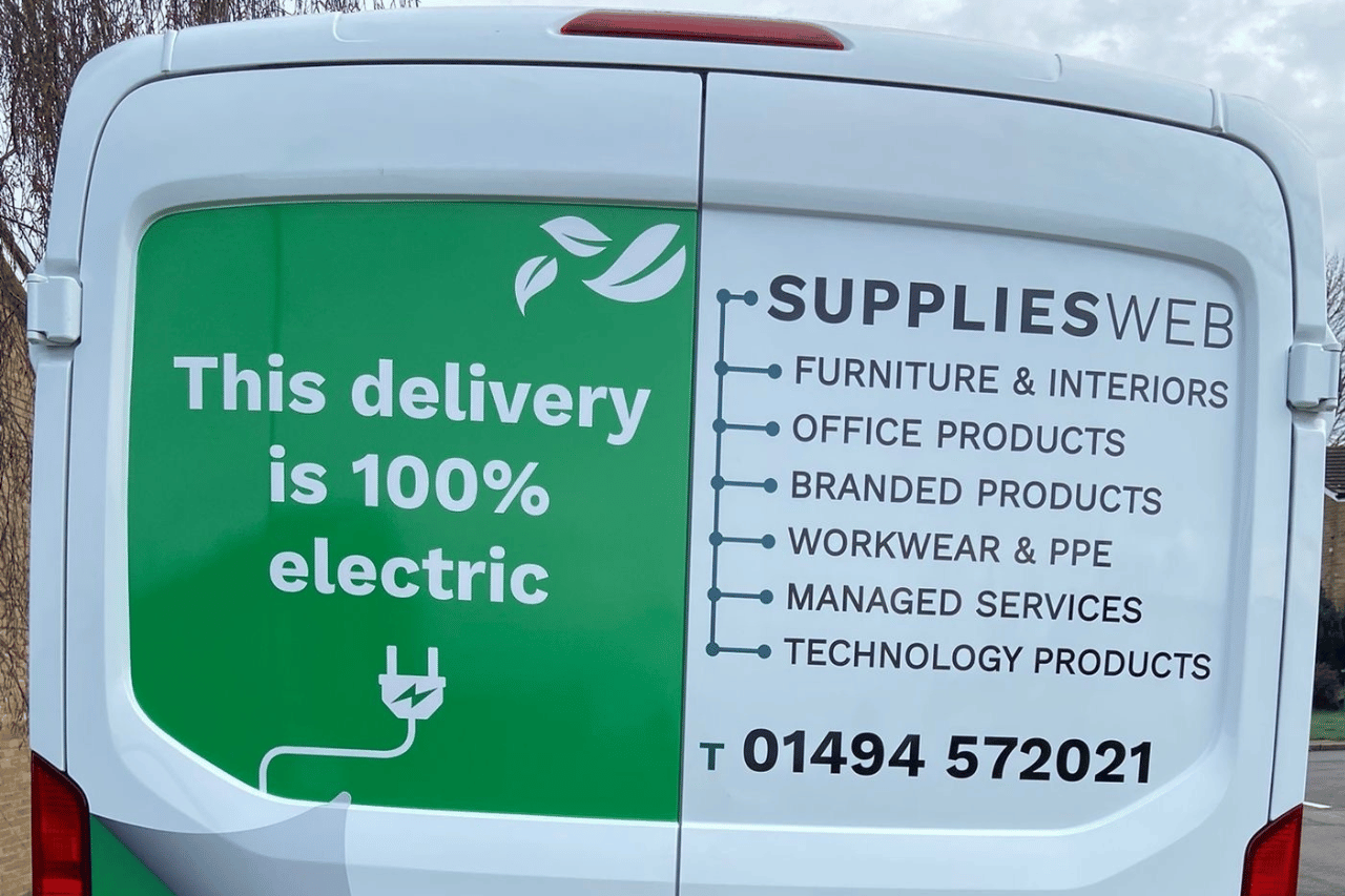 sustainability electric van